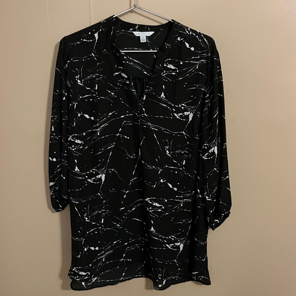 Tunic length blouse